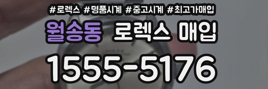 월송동 로렉스 매입