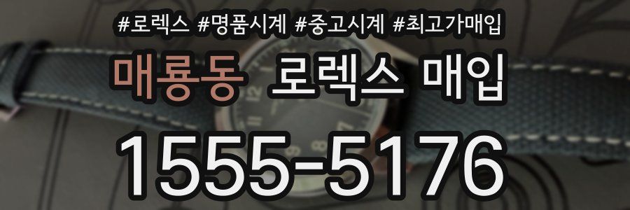 매룡동 로렉스 매입