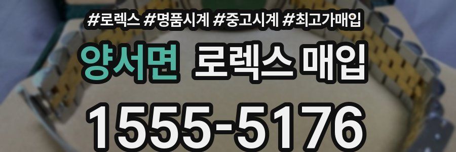 양서면 로렉스 매입