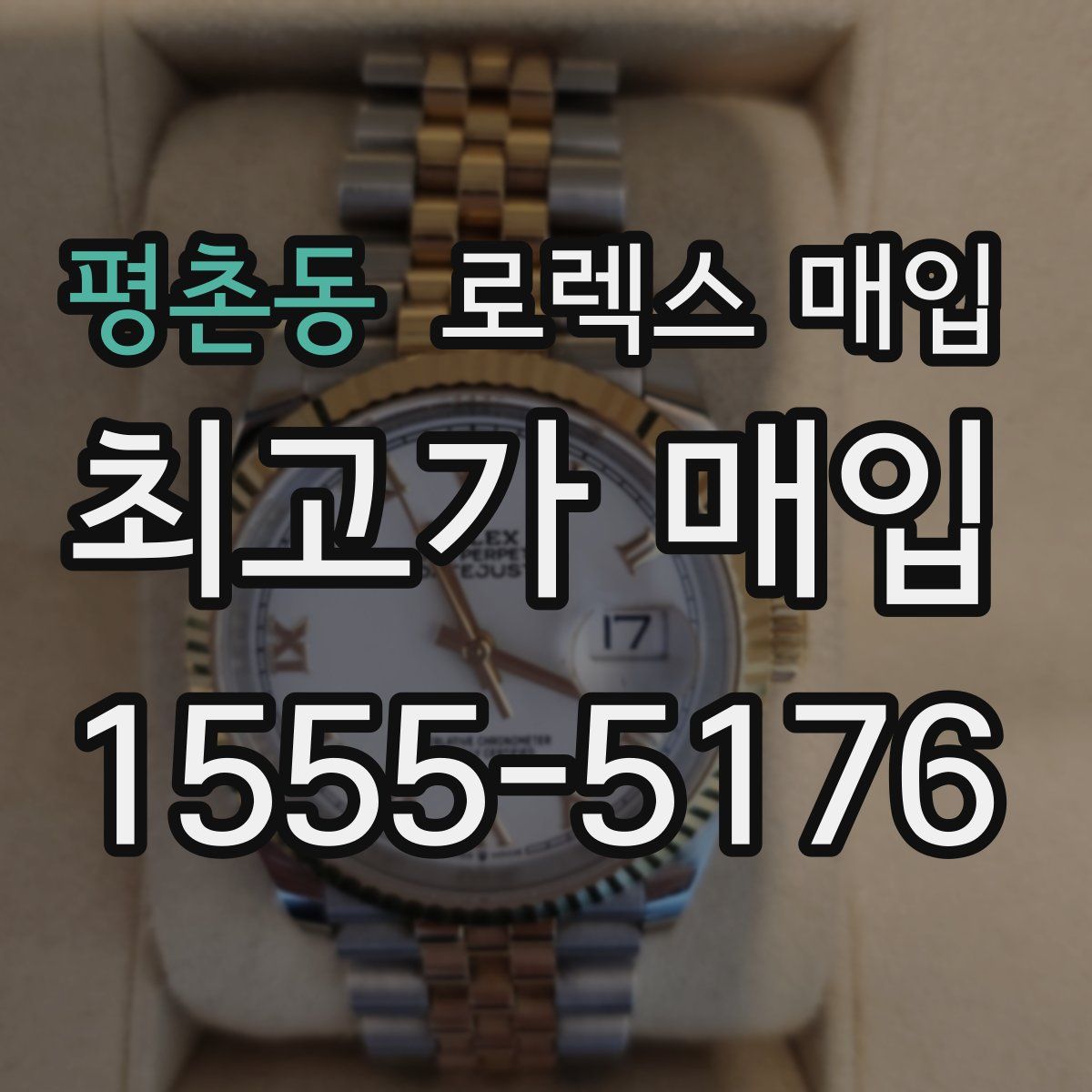 평촌동 로렉스 매입