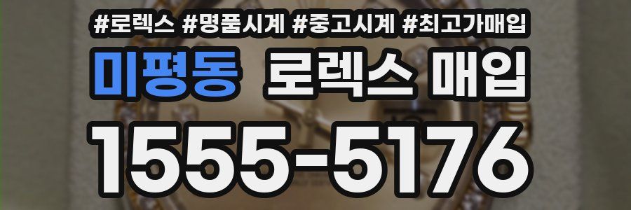 미평동 로렉스 매입