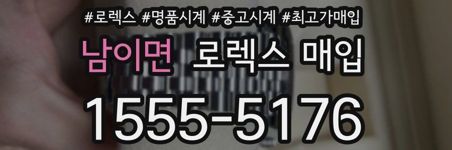 남이면 로렉스 매입