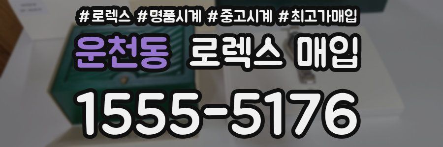 운천동 로렉스 매입