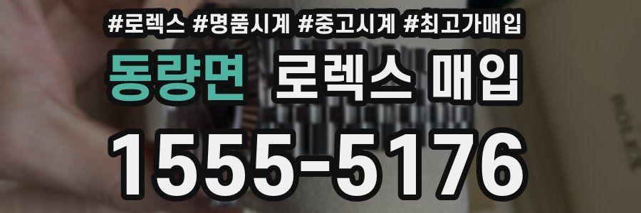 동량면 로렉스 매입