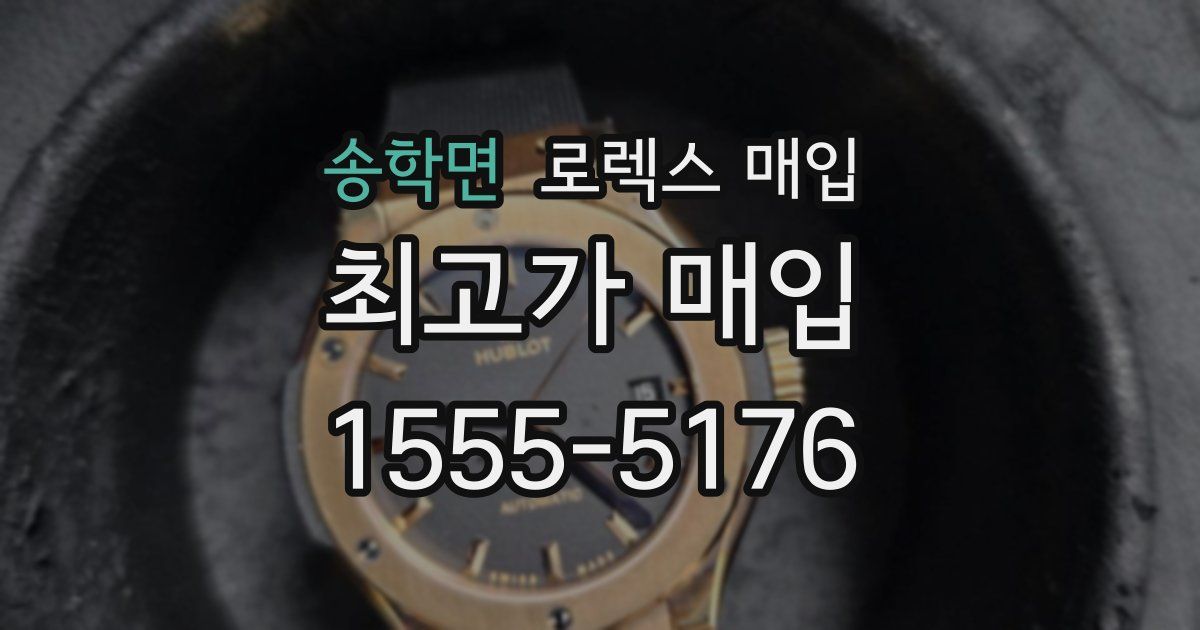 송학면 로렉스 매입