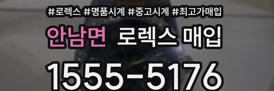 안남면 로렉스 매입