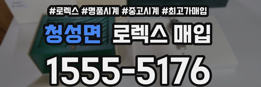 청성면 로렉스 매입