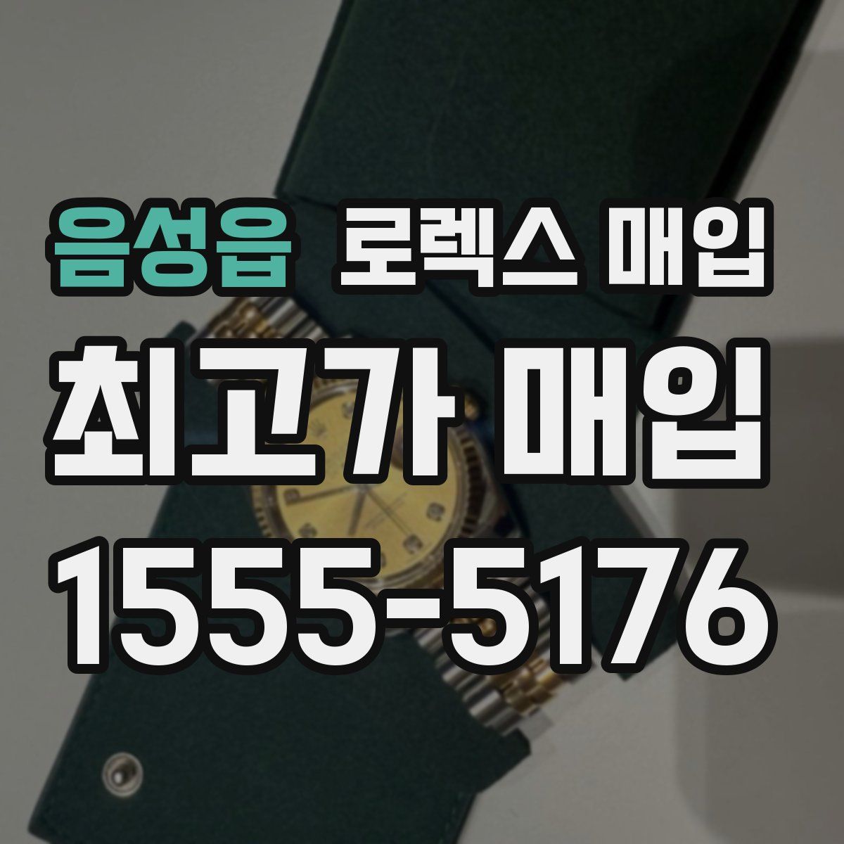 음성읍 로렉스 매입