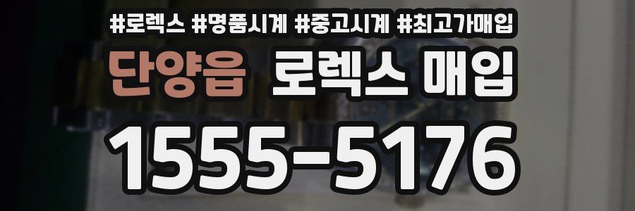 단양읍 로렉스 매입