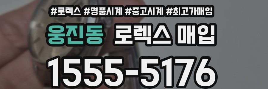 웅진동 로렉스 매입