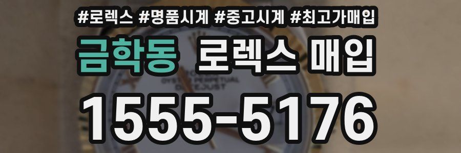 금학동 로렉스 매입