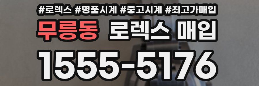 무릉동 로렉스 매입