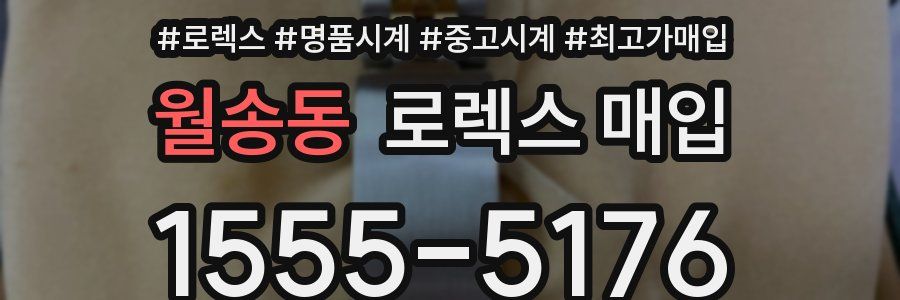 월송동 로렉스 매입