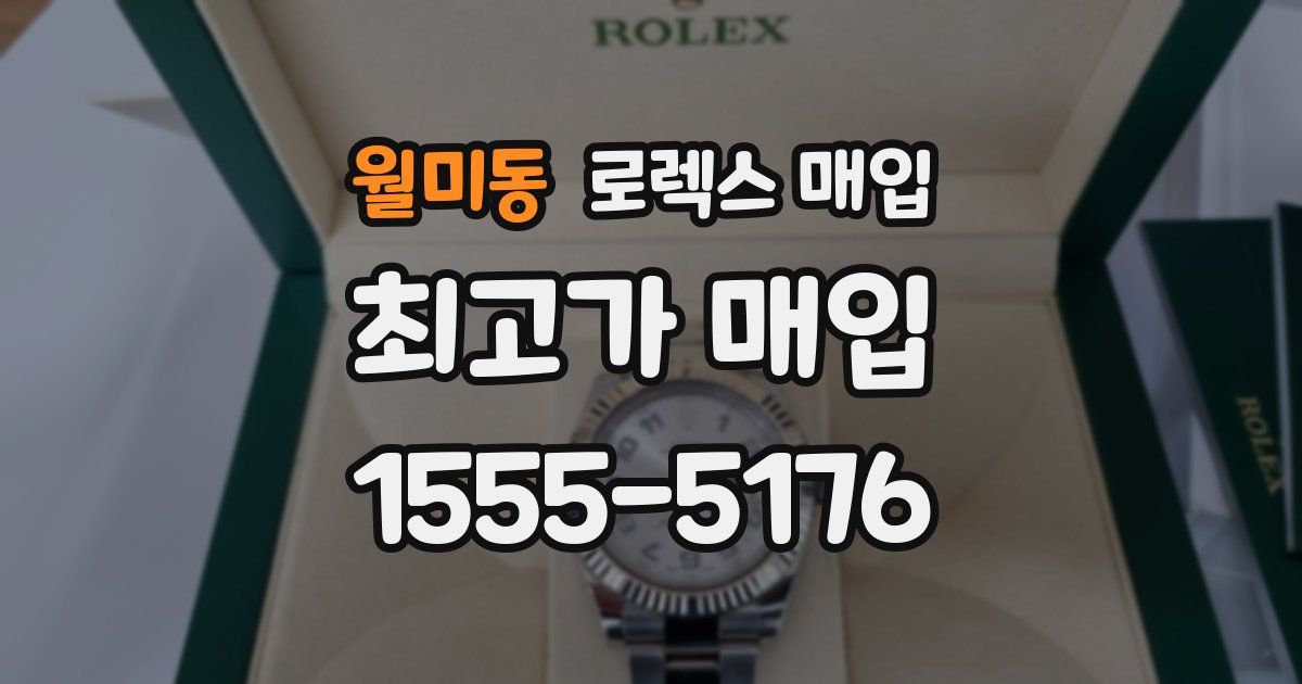 월미동 로렉스 매입