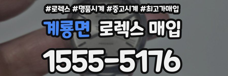 계룡면 로렉스 매입