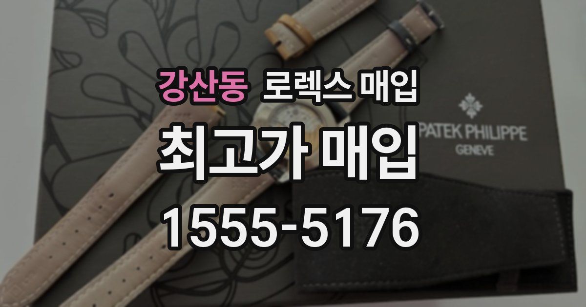 강산동 로렉스 매입