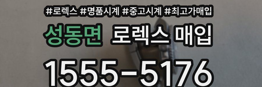 성동면 로렉스 매입