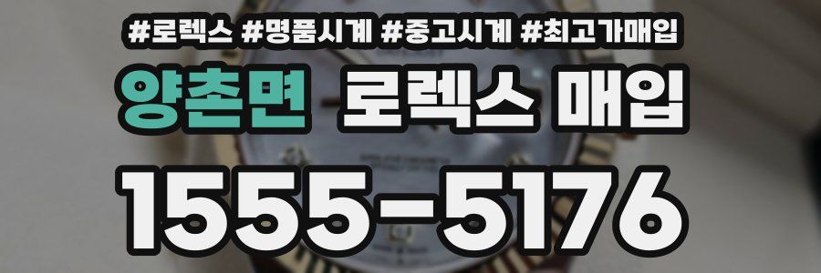 양촌면 로렉스 매입