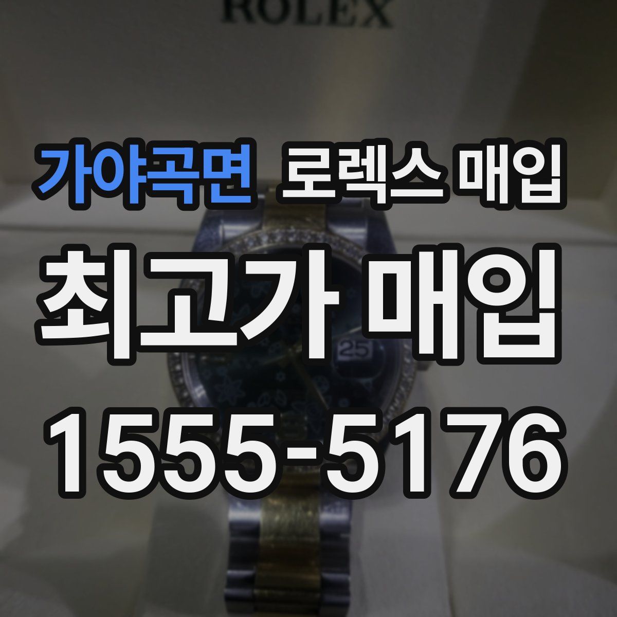가야곡면 로렉스 매입
