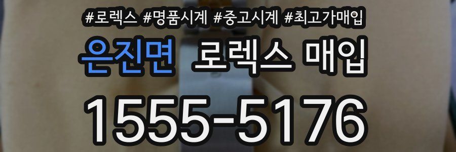 은진면 로렉스 매입