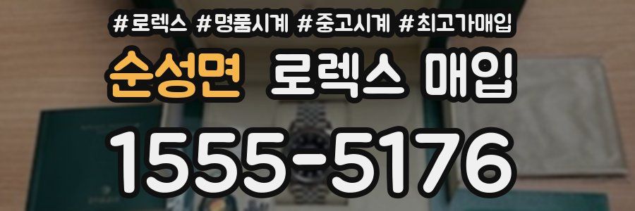 순성면 로렉스 매입