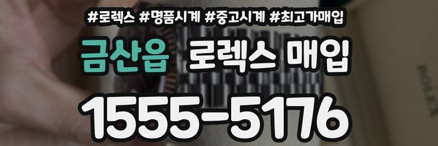 금산읍 로렉스 매입