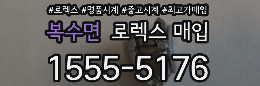 복수면 로렉스 매입