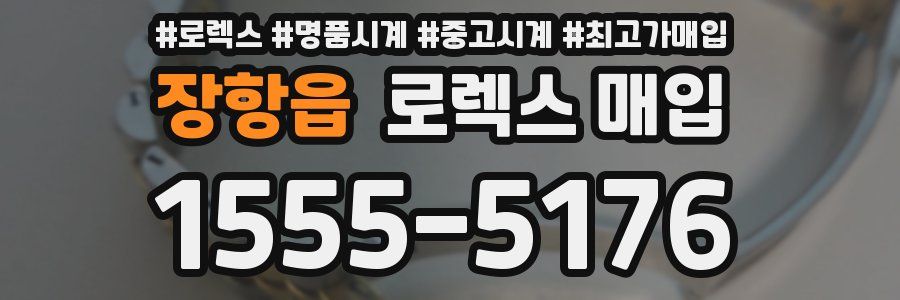 장항읍 로렉스 매입