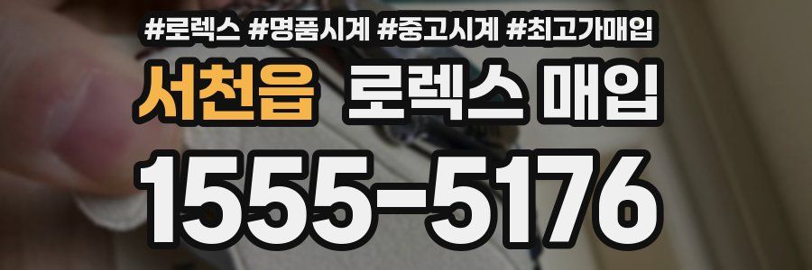 서천읍 로렉스 매입