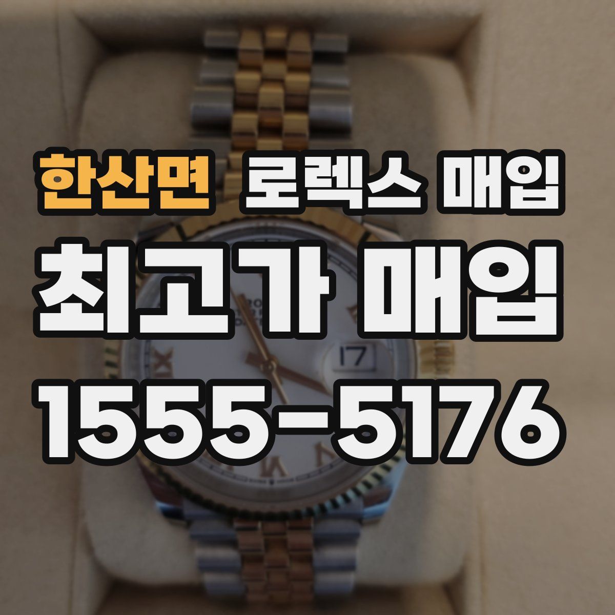 한산면 로렉스 매입