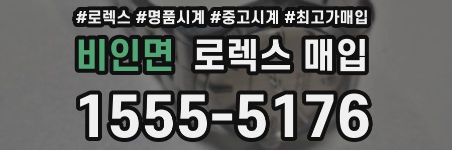 비인면 로렉스 매입