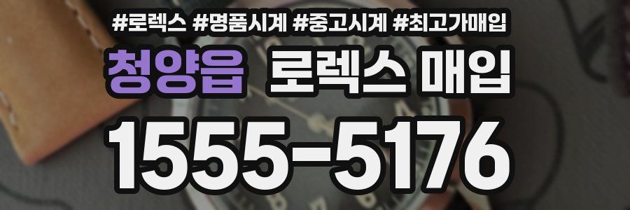 청양읍 로렉스 매입