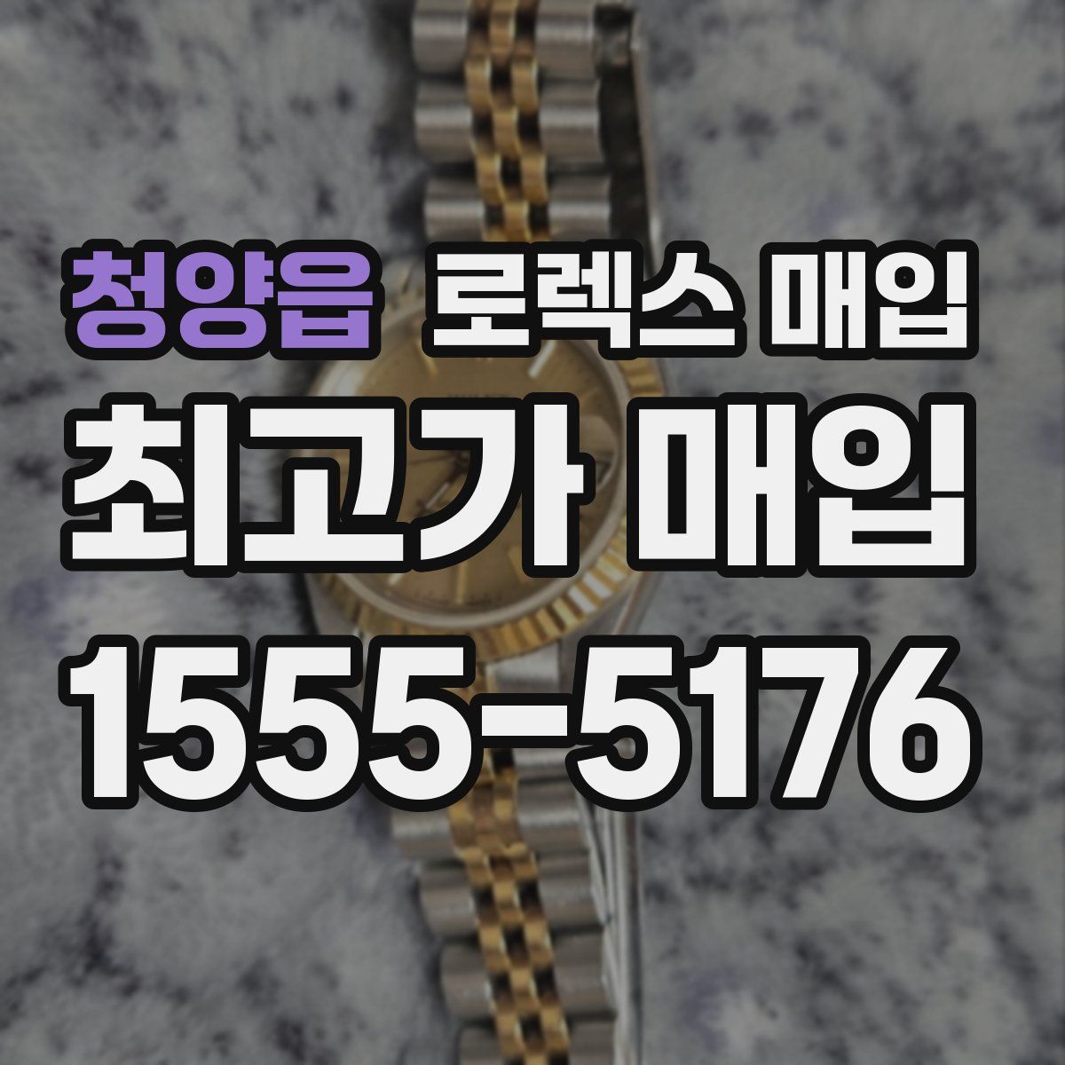 청양읍 로렉스 매입