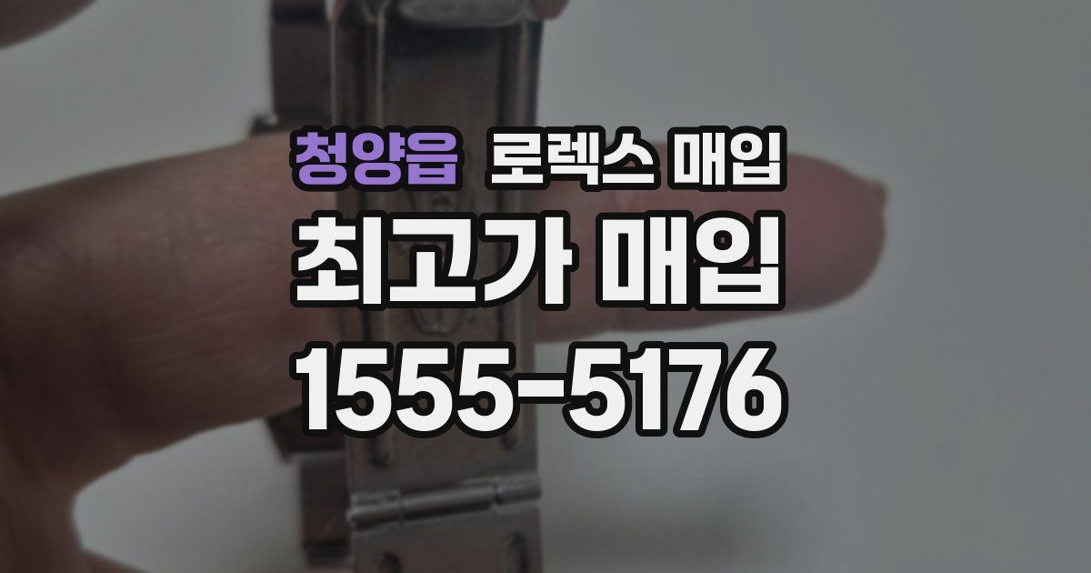 청양읍 로렉스 매입