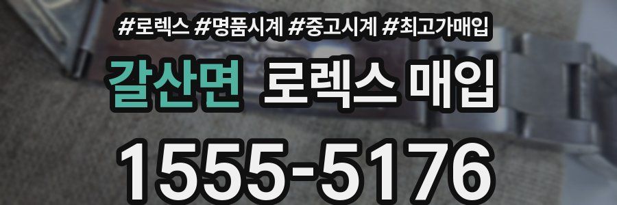 갈산면 로렉스 매입