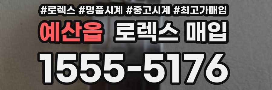 예산읍 로렉스 매입