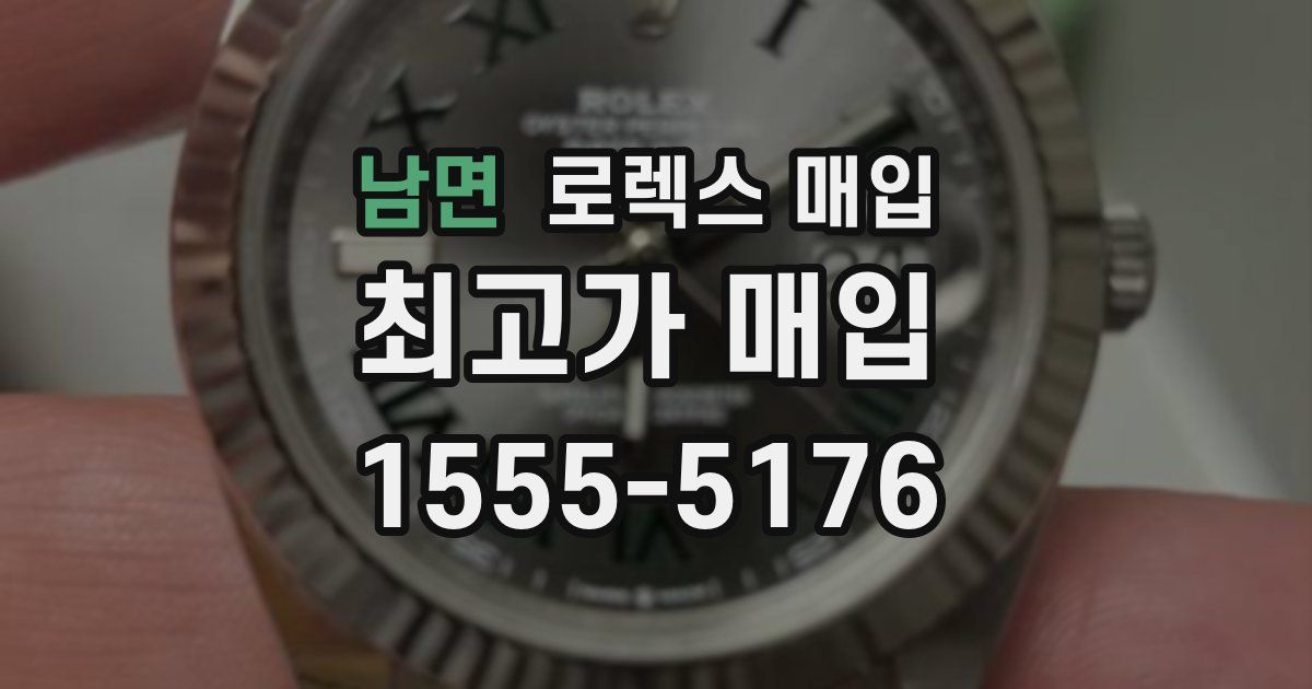 남면 로렉스 매입