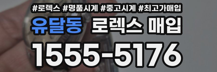 유달동 로렉스 매입