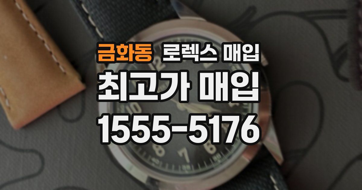 금화동 로렉스 매입