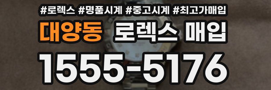 대양동 로렉스 매입