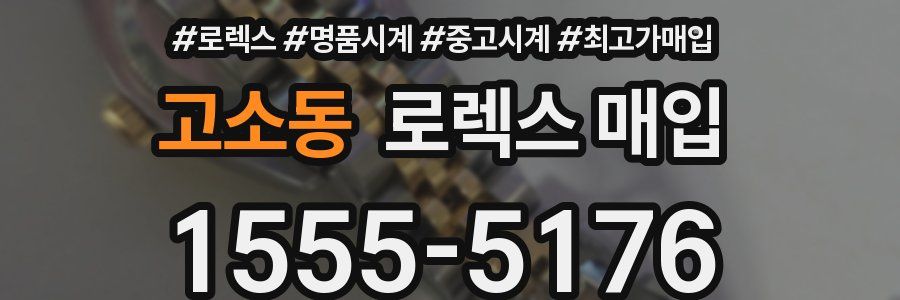 고소동 로렉스 매입
