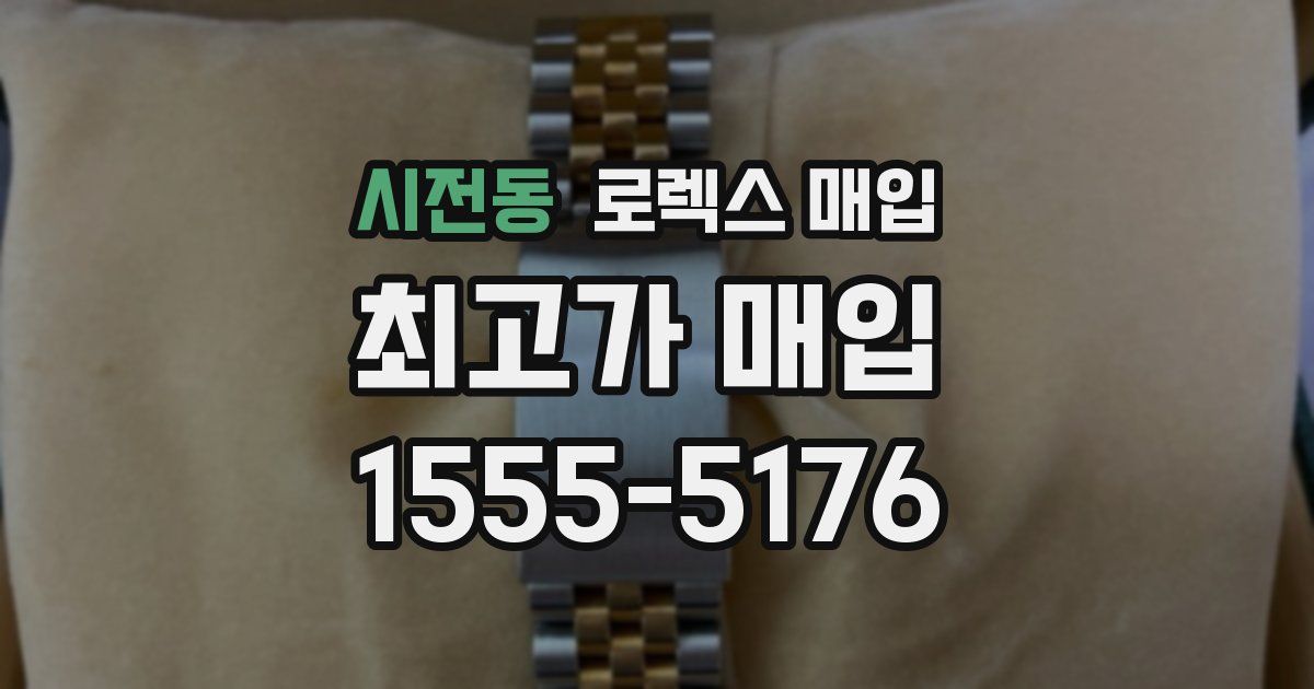 시전동 로렉스 매입