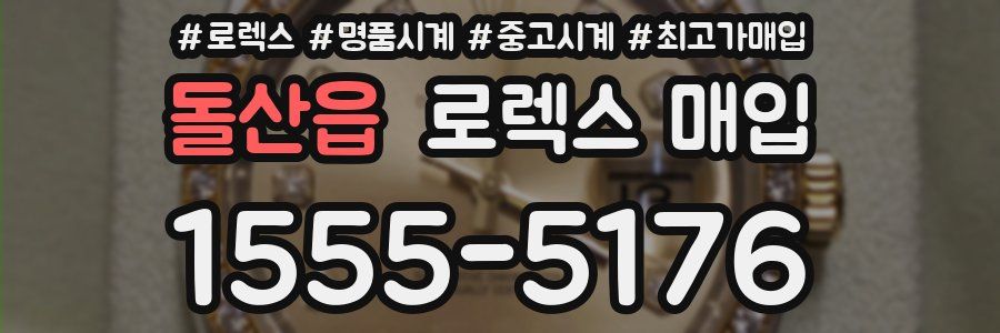 돌산읍 로렉스 매입