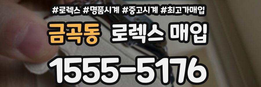 금곡동 로렉스 매입