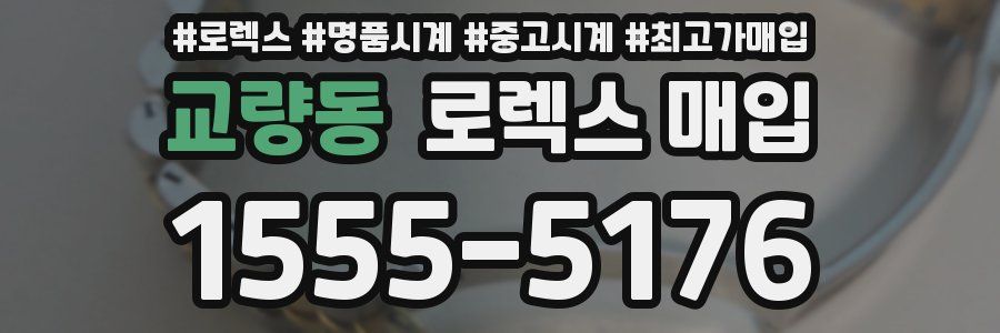 교량동 로렉스 매입