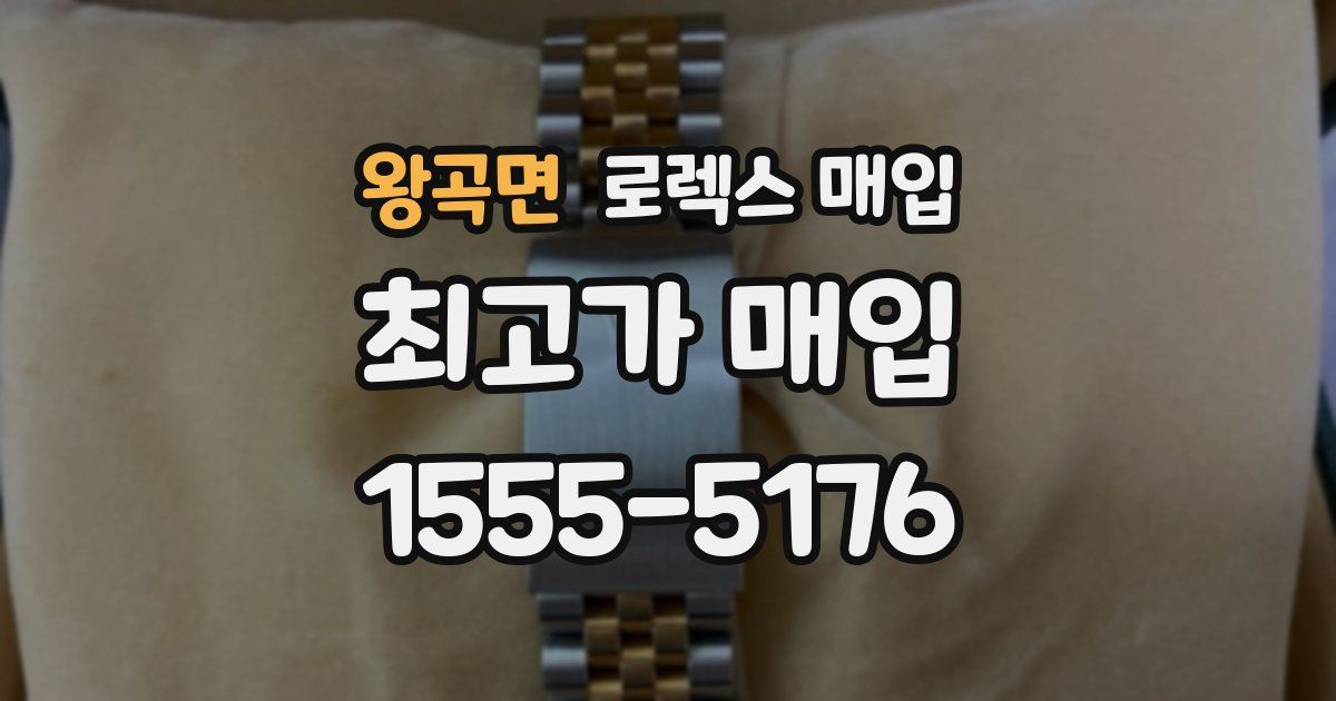 왕곡면 로렉스 매입