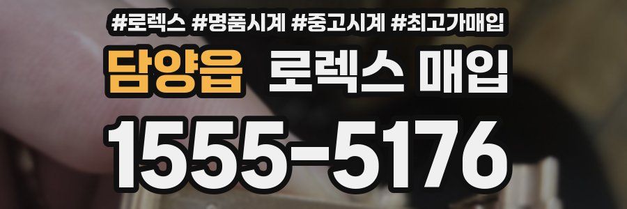 담양읍 로렉스 매입