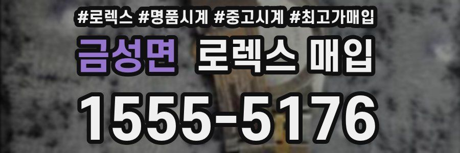 금성면 로렉스 매입