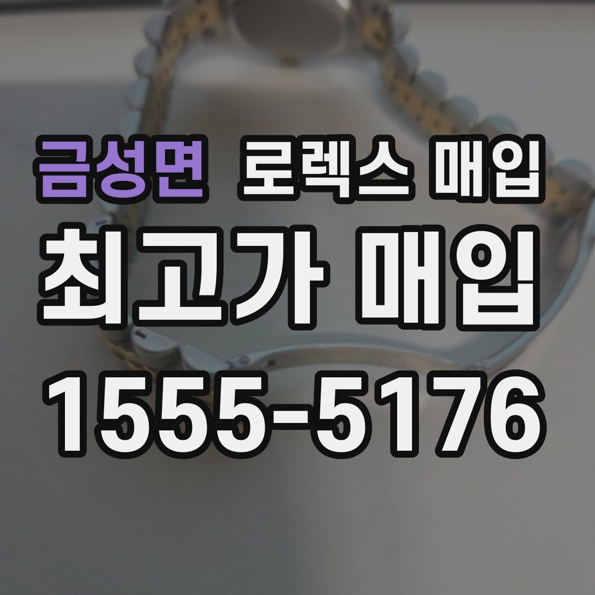 금성면 로렉스 매입