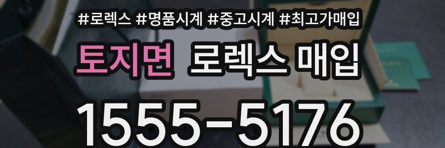 토지면 로렉스 매입